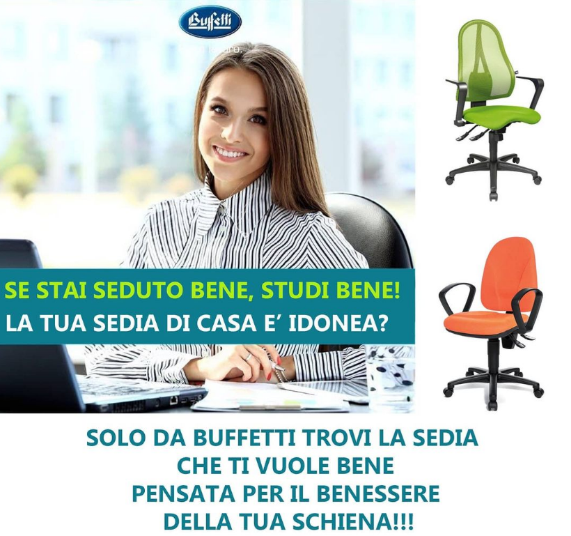 Se stai seduto bene, studi bene!